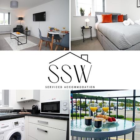 No 43 Stadium Views By Ssw - 2Br, Parking, Sleeps 4, 3Min Walk To Stadium, 10Min Drive To City Centre, Marina And Close To M4 Morriston 외부 사진