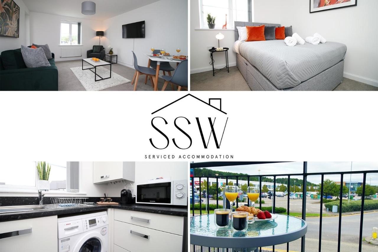No 43 Stadium Views By Ssw - 2Br, Parking, Sleeps 4, 3Min Walk To Stadium, 10Min Drive To City Centre, Marina And Close To M4 Morriston 외부 사진